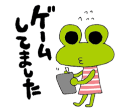 Mrs. Frog sticker #2940711