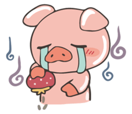 lovely pig's daily life sticker #2940850