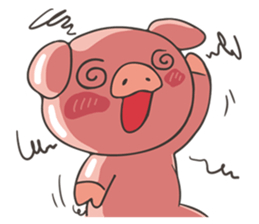 lovely pig's daily life sticker #2940869