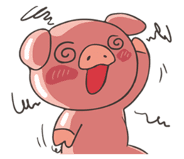 lovely pig's daily life sticker #2940869