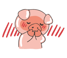 lovely pig's daily life sticker #2940872