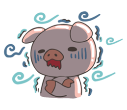 lovely pig's daily life sticker #2940880