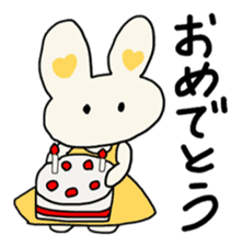 Rabbit Mimi-chan sticker #2940901