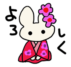 Rabbit Mimi-chan sticker #2940907