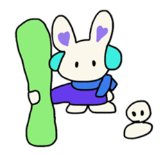 Rabbit Mimi-chan sticker #2940919