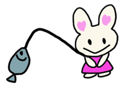 Rabbit Mimi-chan sticker #2940922