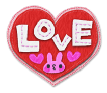 Felt and denim sticker #2940929