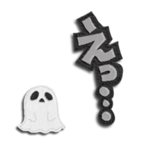 Felt and denim sticker #2940942