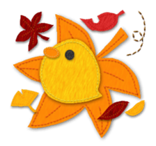 Felt and denim sticker #2940949