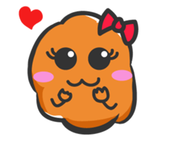 Mr. Beer & Miss.Chicken filet sticker #2942084