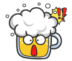 Mr. Beer & Miss.Chicken filet sticker #2942085