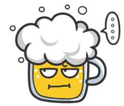 Mr. Beer & Miss.Chicken filet sticker #2942087