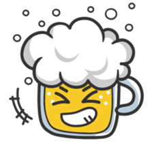 Mr. Beer & Miss.Chicken filet sticker #2942093