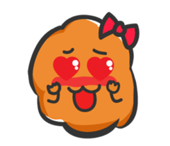 Mr. Beer & Miss.Chicken filet sticker #2942098