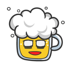 Mr. Beer & Miss.Chicken filet sticker #2942103