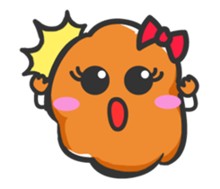 Mr. Beer & Miss.Chicken filet sticker #2942108