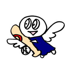 maru-maru angel days 100 sticker #2942125