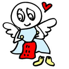 maru-maru angel days 100 sticker #2942127