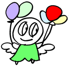 maru-maru angel days 100 sticker #2942129