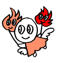 maru-maru angel days 100 sticker #2942139