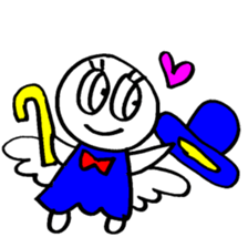 maru-maru angel days 100 sticker #2942162