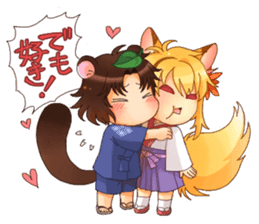 Kitsu-Tanu sticker #2942417