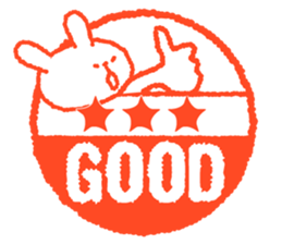 Stamp Sticker(Rabbit&Turtle ) sticker #2942444