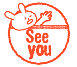 Stamp Sticker(Rabbit&Turtle ) sticker #2942445