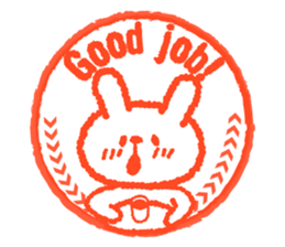Stamp Sticker(Rabbit&Turtle ) sticker #2942446