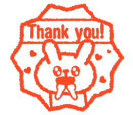 Stamp Sticker(Rabbit&Turtle ) sticker #2942447