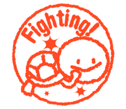 Stamp Sticker(Rabbit&Turtle ) sticker #2942448
