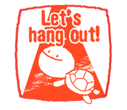 Stamp Sticker(Rabbit&Turtle ) sticker #2942455