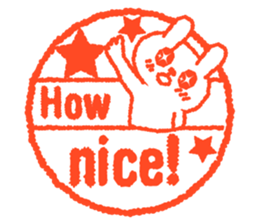 Stamp Sticker(Rabbit&Turtle ) sticker #2942456