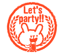 Stamp Sticker(Rabbit&Turtle ) sticker #2942460