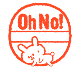 Stamp Sticker(Rabbit&Turtle ) sticker #2942471