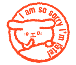 Stamp Sticker(Rabbit&Turtle ) sticker #2942473