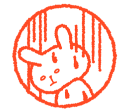 Stamp Sticker(Rabbit&Turtle ) sticker #2942476