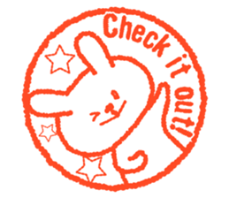 Stamp Sticker(Rabbit&Turtle ) sticker #2942477