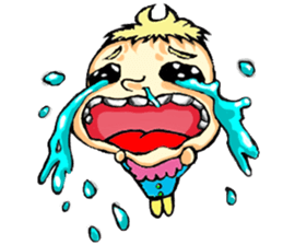 King crybaby1 sticker #2942566