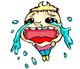 King crybaby1 sticker #2942566