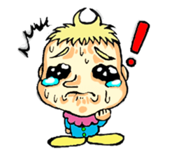 King crybaby1 sticker #2942568