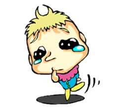 King crybaby1 sticker #2942569