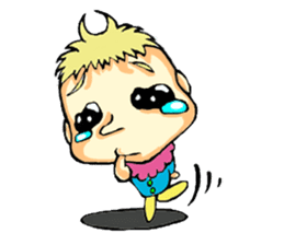 King crybaby1 sticker #2942569