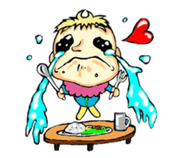 King crybaby1 sticker #2942574
