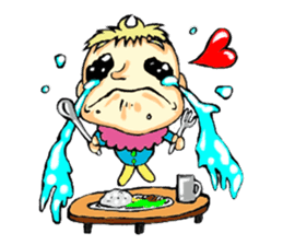 King crybaby1 sticker #2942574
