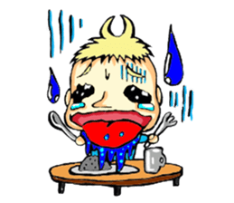 King crybaby1 sticker #2942575