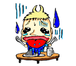 King crybaby1 sticker #2942575
