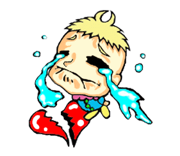 King crybaby1 sticker #2942584