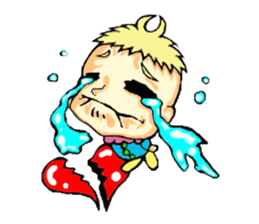 King crybaby1 sticker #2942584