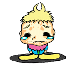 King crybaby1 sticker #2942585